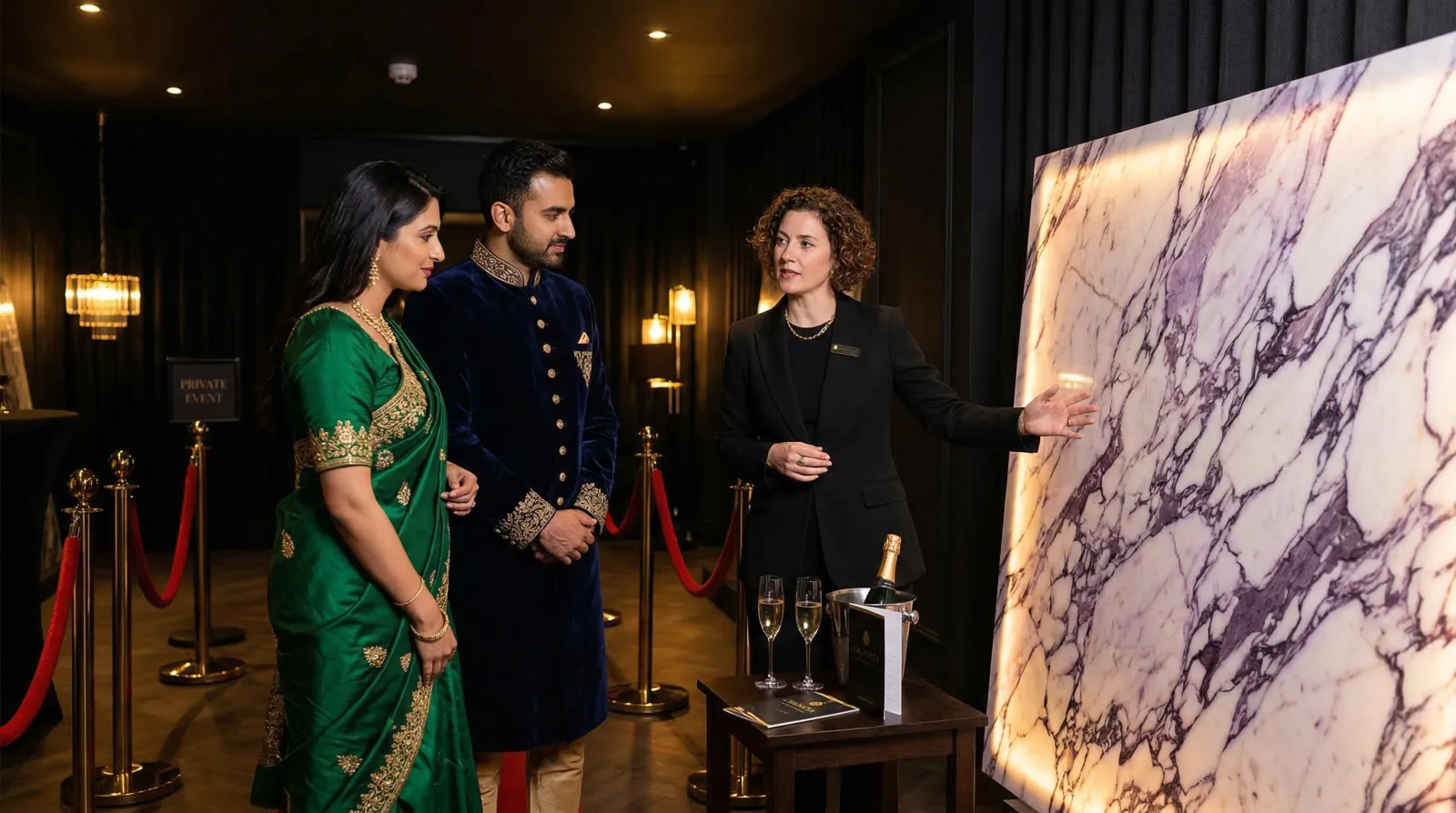 Private viewing experience