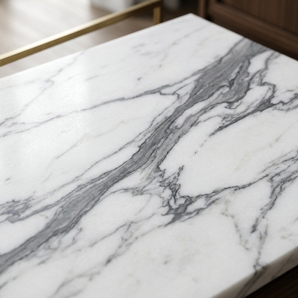 Premium Statuario marble slab
