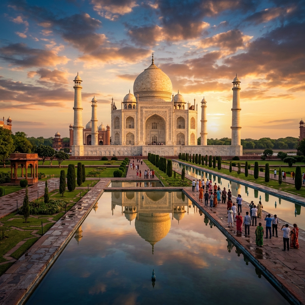 Taj Mahal marble